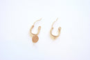 Wholesale 14k Gold Filled Hinged Hoops, Huggie Hoop Earrings, 13mm x 2mm Tube, Hoop Flex Earrings, Hoop earrings with Bail, Ear Post Earrings, 253