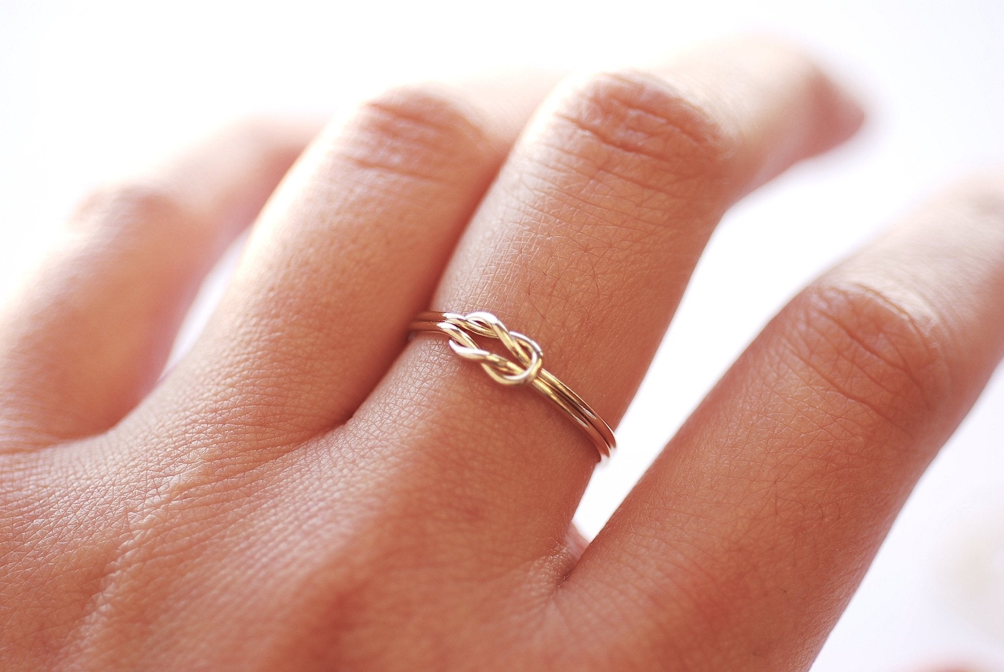 Infinity Stackable Ring Wholesale Ring Jewelry - 14k Gold Filled Infinity Stacking Ring - Gold ...