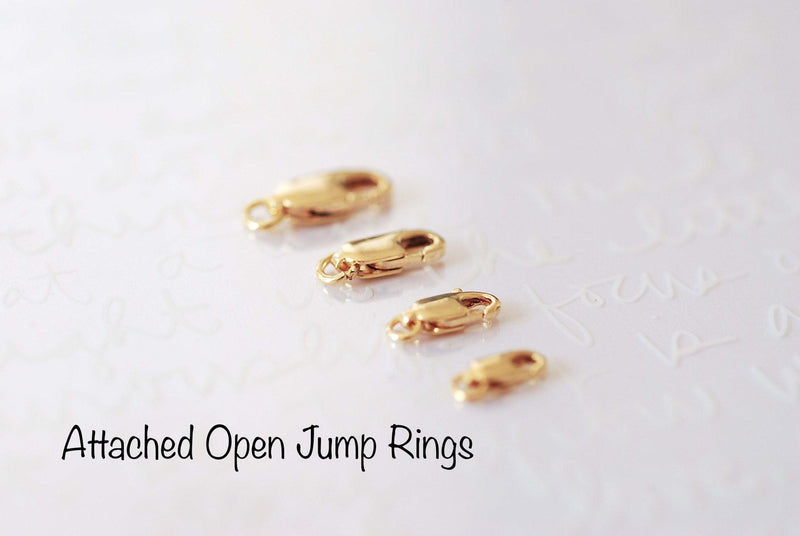 14k Gold Filled Rectangle Lobster Claw Clasps Jewelry Findings