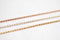 14k Gold Filled Rolo Chain-  1.4mm Unfinished Rolo Chain by Foot, Choose Sterling Silver Rolo Chain, 14k Rose Gold Filled Rolo Chain, Bulk