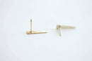 Wholesale 14K Gold Filled Spike Post Earrings- Simple Everyday Earrings, Minimalist earrings, spike stud earrings, triangle stud earrings, Bar Studs