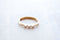 Wholesale 14k Gold Filled Stacking Ring - 3 CZ Stone Ring Band, Triple Stone Ring, Gold Filled Solitaire Stacking Ring, Minimalist Ring, [16]