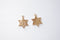 14k Gold Filled Star of David Charm Pendant, Wholesale Gold Filled Findings