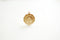 Wholesale 14k Gold Filled Virgin Mary Medallion Scalloped Edge 22mm - Religious Charm, Catholic Pendant, Saint Charm, 14KGF, Miraculous Medal