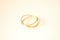Wholesale 14k Gold Filled Wave Ring - Gold Filled two ring band minimalist double band wrap ring stacking ring parallel bar ring cross ring [28]