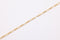 14K Solid Gold 1.5mm Figaro Chain, Uncut by Foot Chain, Bulk Discounts, Jewelry Making Chain - HarperCrown