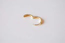 Wholesale 14kt yellow gold Hammered Hoop Earrings - 14kt Solid Yellow Gold Hoop Huggie Small Earrings Hypoallergenic Nickel Free Dainty Earrings