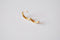 Wholesale 14kt yellow gold Hammered Hoop Earrings - 14kt Solid Yellow Gold Hoop Huggie Small Earrings Hypoallergenic Nickel Free Dainty Earrings