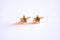 14k Gold Filled Brushed Star Connector Charms, Small Gold Star Connector Link Spacer, Textured Star, Twinkle Star, Night Sky, Puffy Star,153