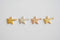 2 pc Vermeil Rose Gold Star Connector- 18k gold plated over sterling silver, Rose Gold Star Stamping Blanks, Rose Gold Star Connector Link