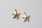 2 pcs, STARFISH Charms Pendants, 14k 14kt Gold Filled Star Fish,10 mm, bridesmaids jewelry ocean sea life critter, R228-04 - HarperCrown