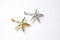 2 pcs Vermeil gold Starfish- 18k gold plated over sterling Silver Starfish Charm or Pendant, Gold Plated Sterling Silver Starfish Charms, 71 - HarperCrown
