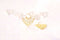 2 pieces Wave Design Chandelier Charm Pendant 925 Sterling Silver Vermeil Gold 18k gold Katsushika Kanagawa Wave Rainbow Charm A113 - HarperCrown