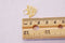2 pieces Wave Design Chandelier Charm Pendant 925 Sterling Silver Vermeil Gold 18k gold Katsushika Kanagawa Wave Rainbow Charm A113 - HarperCrown
