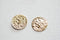22k gold Coin Charm, Gold Discs, Textured Discs, Greek Coin Pendant, Earring Necklace Findings, Greek Spanish Coins, Ancient Coins, E145 - HarperCrown