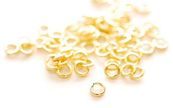 Uxcell 25Pack Open Jump Rings, 25mm/0.98" OD Brass Jump Ring Connectors 2mm Thick O Rings For Jewelry Making Keychain - Foto 5