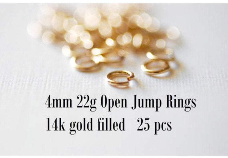 Wholesale Jewelry Supplies - 25 Pieces - 14k Gold Filled Open Jump