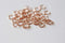 25 Pieces - 14k Rose Gold Filled Open Jump Rings - 5mm Jump Ring - Jewelry Closure - Pink Gold Findings - Wholesale Jewelry Supplies