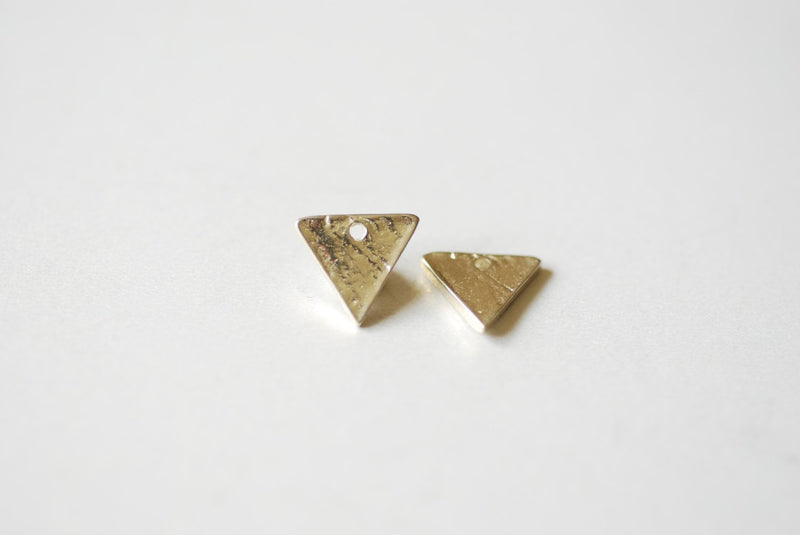 2pcs Sterling Silver Triangle Blanks- 925 Silver triangle charm, Sterling Silver triangle blanks charms, Sterling Silver Chevron blanks - HarperCrown