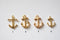 2pcs Vermeil Gold Anchor Charm- 18k gold over 925 Sterling Silver Anchor Charm, golden anchor charm, nautical beach theme charms, 152 - HarperCrown