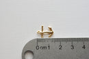 2pcs Vermeil Gold Anchor Charm- 18k gold over 925 Sterling Silver Anchor Charm, golden anchor charm, nautical beach theme charms, 152 - HarperCrown