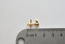 2pcs Vermeil Gold Anchor Charm- 18k gold over 925 Sterling Silver Anchor Charm, golden anchor charm, nautical beach theme charms, 152 - HarperCrown