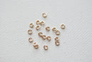 3mm Open Jump Rings- 14kt gold filled, 22 gauge- 25pcs Jewelry Findings by VermeilSupplies - HarperCrown