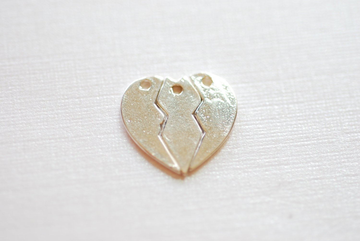 3pc Set Sterling Silver Best Bitches Charm Pendant- 925 Silver Best Friends Charm, Best Bitch Jewelry, Broken Heart Puzzle Charm, 259 - HarperCrown