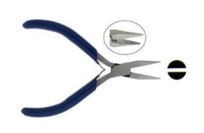 4.5 Inch Serrated Tip Chain Plier | Jewelry Making Tool - HarperCrown