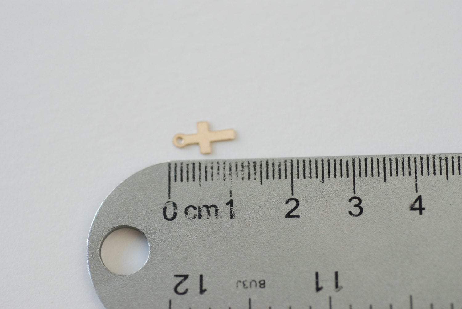 5 pcs Tiny Cross Charm, 14k Gold Filled Cross, Cross Findings, Jewelry Supplies by VermeilSupplies - HarperCrown