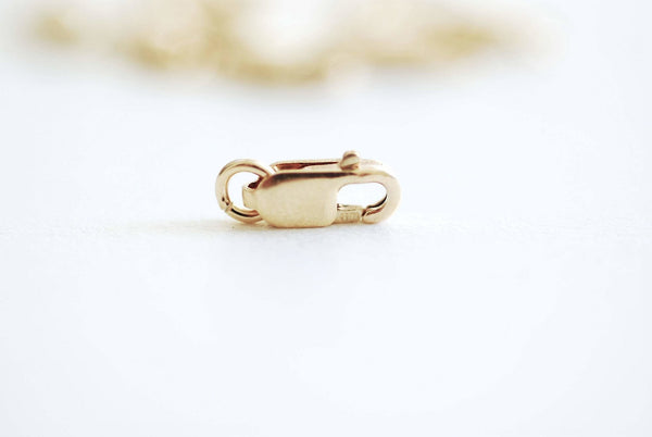 Wholesale 6.5 x 14mm Rectangle Lobster Clasp 14kt Gold Filled