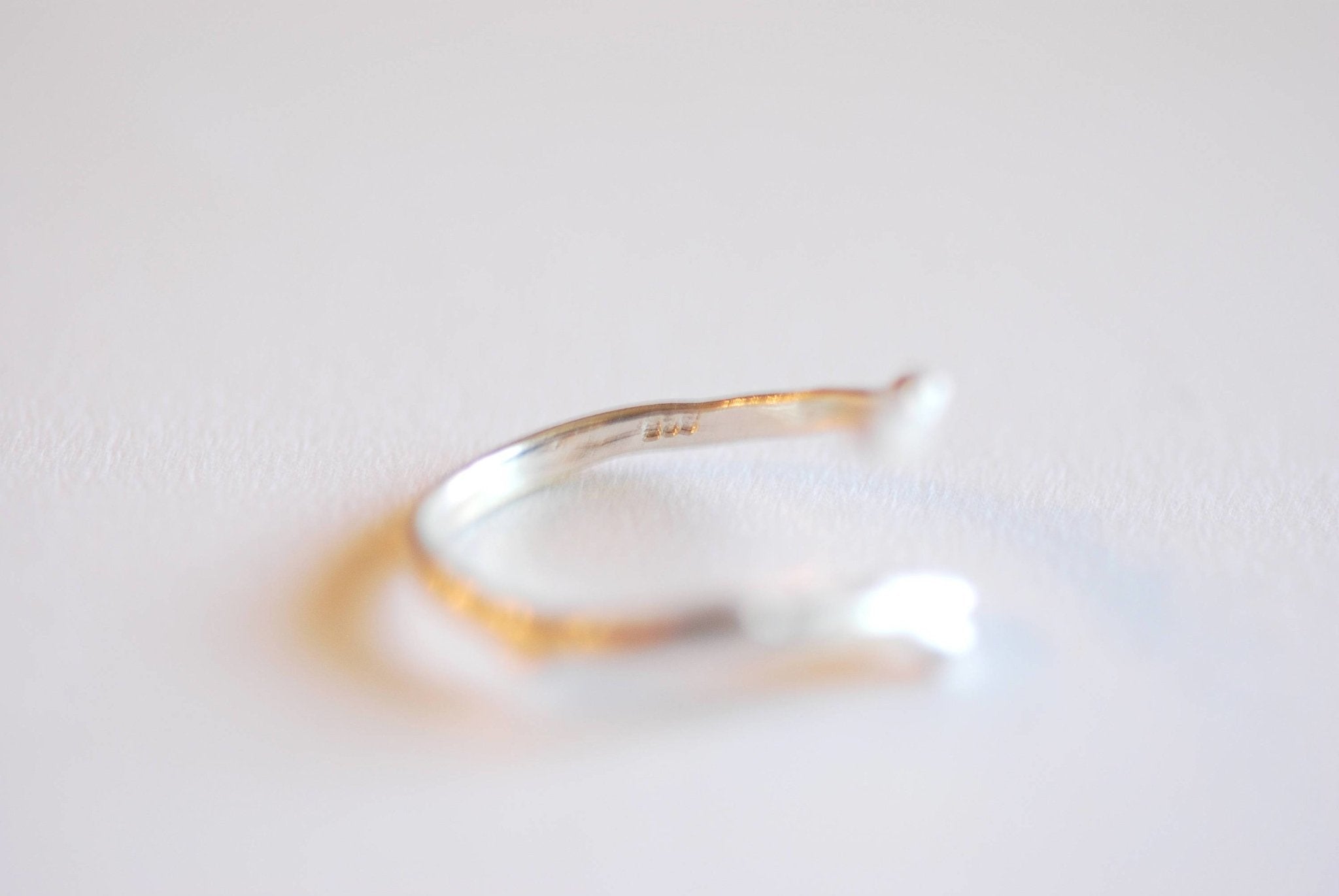 925 Sterling Silver Twig Ring, Silver Adjustable Ring, Silver Branch Ring, Nature Jewelry, Laurel Ring, Leaf Ring, Gold, Rose Gold, Vine,111 - HarperCrown