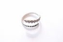 Adjustable Octopus Squid Ring - Oxidized Silver Color Alloy Octopus Squid Sea life Wrap Ring HarperCrown B301 - HarperCrown