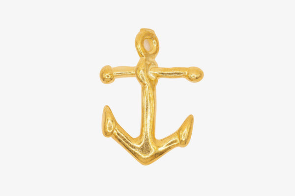 Anchor Charm Wholesale 14K Charm, Solid 14K Gold, G152 - HarperCrown