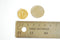 Ancient Mural Medallion Pendant- Vermeil 18k Gold plated over 925 Sterling Silver, Coin Charm, Ancient Greek Spanish Egypt, Medallion - HarperCrown