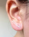 Black Gold Arrow Earring Climber Ear Cuff- Rhodium plated 925 Silver Arrow Earrings, Arrow Earring Crawler, Curved Arrow Earring, Ear Jacket - HarperCrown