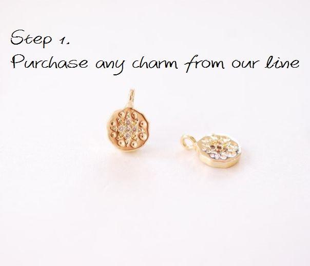 Choose Your Own Charm and Chain Personalized Handmade Necklace - Custom Necklace - HarperCrown