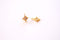 Cubic Zirconia Tiny Star Charm - Cubic Zirconia North Star Starburst Celestial Night Sky Earring Component HarperCrown Wholesale Charms B138 - HarperCrown