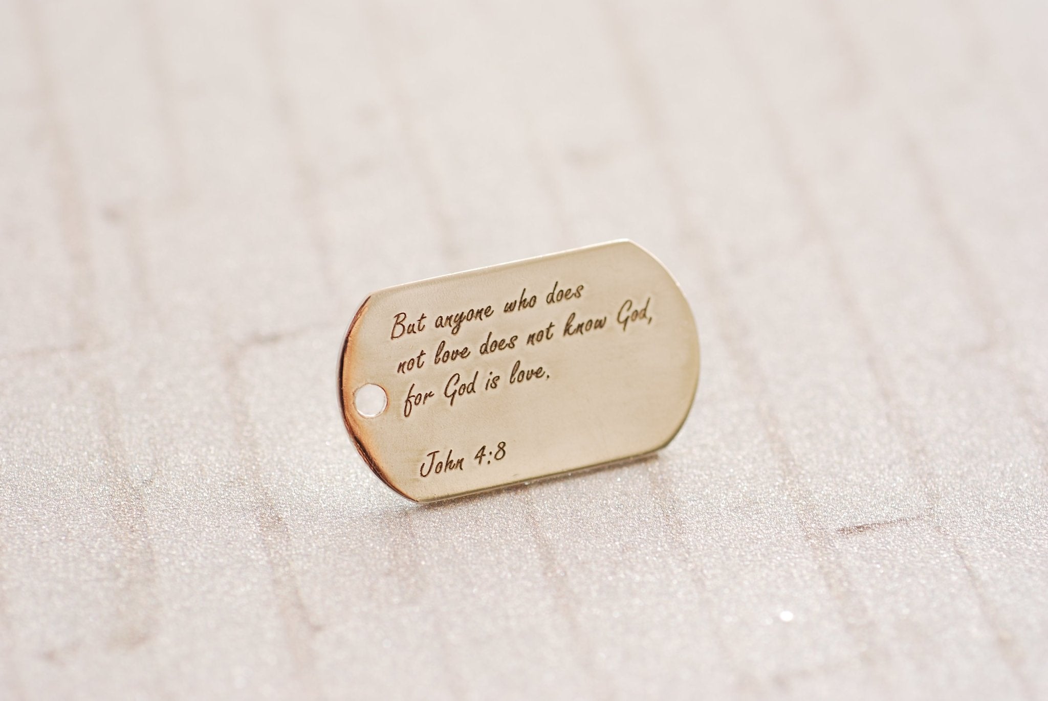 Custom Engraving | 925 Sterling Silver Personalized Small Dog Tag Charm Pendant | Names, Date, Initials, Locations, Birthday - HarperCrown