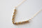 Dainty Chevron Necklace, Gold V Bar Necklace, Minimalist Geometric Jewelry - HarperCrown