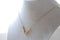 Dainty Chevron Necklace, Gold V Bar Necklace, Minimalist Geometric Jewelry - HarperCrown