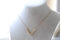 Dainty Chevron Necklace, Gold V Bar Necklace, Minimalist Geometric Jewelry - HarperCrown