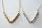 Dainty Chevron Necklace, Sterling Silver V Bar Necklace, Minimalist Geometric Jewelry - HarperCrown