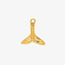 Dolphin Tail Charm 14K Gold - HarperCrown