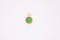 Emerald Birthstone CZ Gold-Filled Wholesale Drop Charm, May Birthstone, Horizontal Bail - HarperCrown