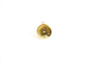 Evil Eye Circle Disc Charm- Vermeil 18k gold plated vermeil or sterling silver 17mm eye of Ra, Yoga Round Charm, Evil Eye Pendant, 479 - HarperCrown