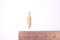 Feather Charm | 16k Gold Plated over Brass | Dainty Leaf Pendant HarperCrown Wholesale B324 - HarperCrown