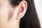 Feather Ear Climber Earrings, Choose Sterling Silver, Gold, Rose Gold Ear Crawlers, Leaf Ear Climbers, Feather Earrings, Ear Sweeps - HarperCrown