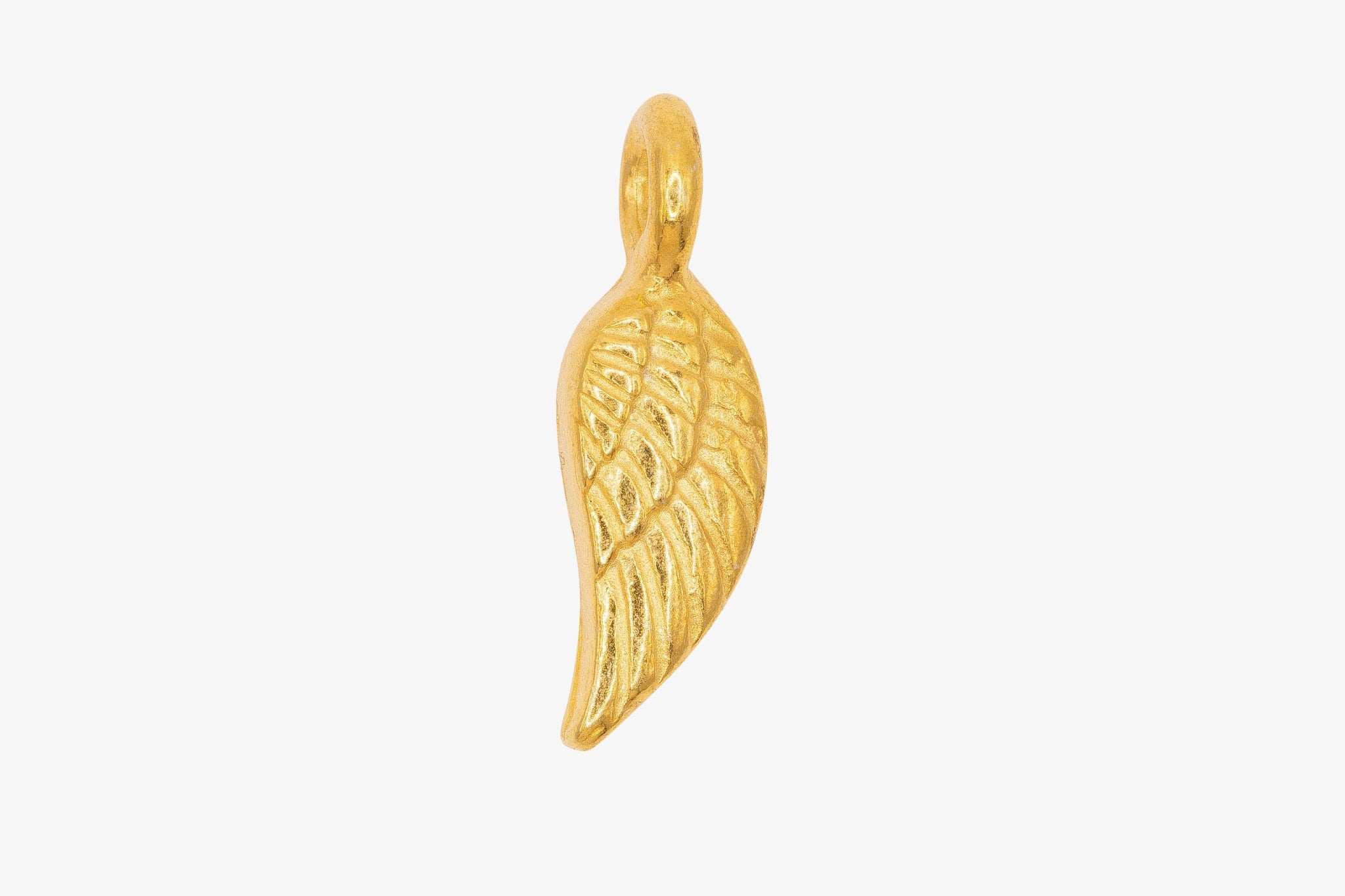 Feather Wing Charm Wholesale 14K Gold, Solid 14K Gold, G150 - HarperCrown