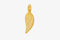 Feather Wing Charm Wholesale 14K Gold, Solid 14K Gold, G150 - HarperCrown